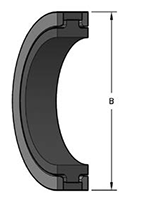 12 Inch (in) Bore Diameter and 11.275 Inch (in) Groove Diameter Piston Seal - 2