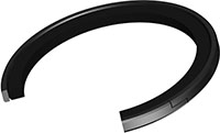 0.377 Inch (in) Groove Width, 10 Inch (in) Bore Diameter, and 9.124 Inch (in) Groove Diameter Step-Cut Piston Seal