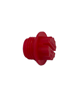 7/16 Inch (in) Thread Size Plug Cap Fitting for Straight Threaded Port